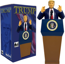 President Trump Talking Figure with Deluxe Articulation Podium