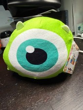 Disney Tsum Tsum Mike Wazowski Medium 8" Plush New with Tags Monsters Inc Pixar