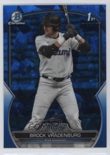 2023 Bowman Chrome Draft Sapphire Edition Brock Vradenburg #BDC-44 0e23