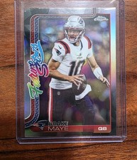 2025 Topps Chrome Football - Drake Maye Future Stars Refractor  #FS-7 Patriots🧨