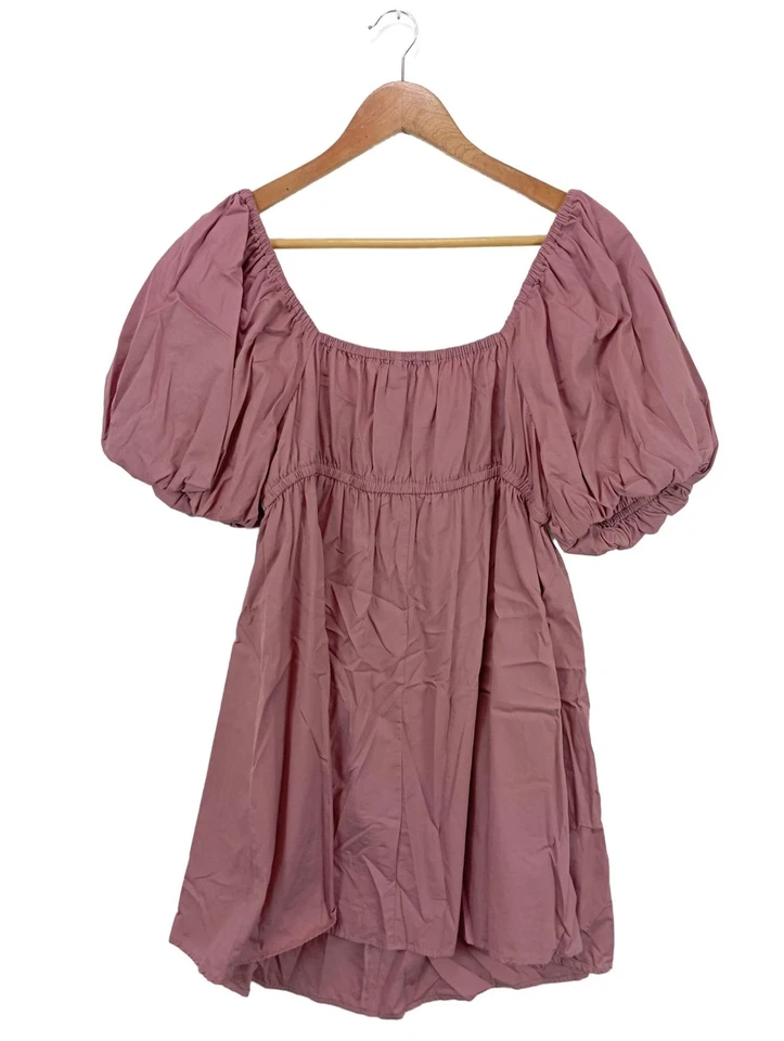 ASOS Vestido de manga corta Mujeres Vestido Talla EU 40 rosa look casual - Imagen 2 de 4