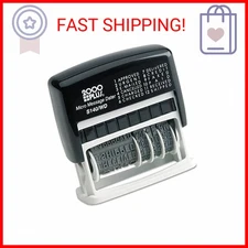 Cosco 2000 Plus Self-Inking Type Size 1 Micro Message Dater (011090)