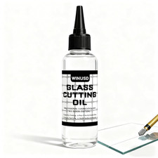 4Oz Glass Cutting Oil for All Glass Cutting Tools, Glass Cutter Oil Lubricant fo