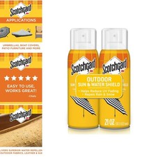 Fabric Protector Spray Water Repellent 10.5 Ounce 2 Pack Upholstery Outdoor