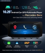 10,25" F&uuml;r Mercedes GLK Klasse X204 NTG4.0 Autoradio Android 8G+128G Global 4G