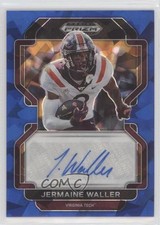 2023 Prizm Draft Picks 2022 Update Blue Ice 50/75 Jermaine Waller Auto 5i2