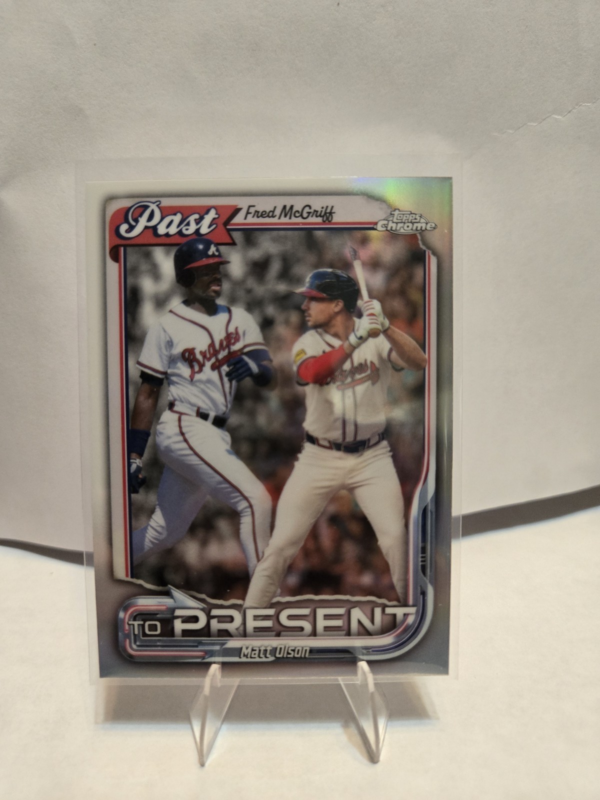 2026 Topps Chrome Fred McGriff/Matt Olsen Past To Present #PIP-25