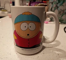 South Park Cartman Mug Comedy Central Vintge RARE 1998