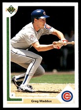 Greg Maddux 1991 Upper Deck #115 Cubs MLB READ FREE SHIPPING AutographDen