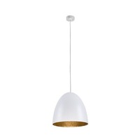 WeißE Pendelleuchte Gold Metall Rund Loft Wohnzimmer Esstisch Lampe Ornella