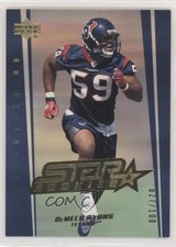 2006 Upper Deck Star Rookies UD Exclusives Gold 27/100 DeMeco Ryans #242 0q3