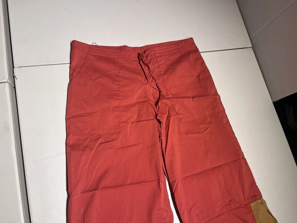 Pantalones Be Present Para Mujer Medianos Naranja Yoga Agilidad Abertura Lateral Informal Salón De Colección Foto 3 de 4