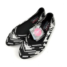 Skechers  Cleo Flats 7 Slip On Stretch Knit Vegan Memory Foam Brand New