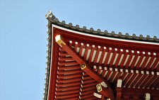 Landscape japan photography building Custom Gaming Mat Desk