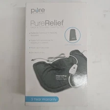 Pure Enrichment Pure Relief Neck & Shoulder Heating Pad - 14 x 22 Inch Gray(NEW)