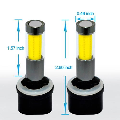 AllaLighting COB 35-LED 893 Fog Light Driving Bulb Super Bright 360° Shine 6000K - Picture 5 of 12