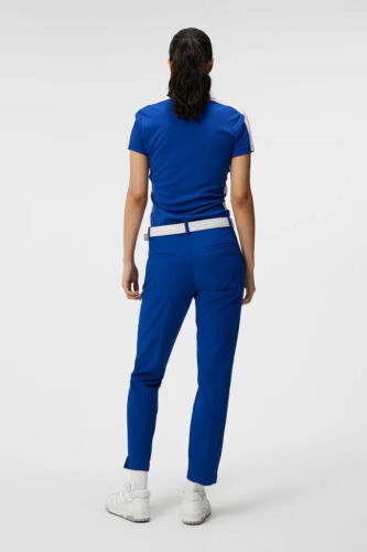 J. Lindeberg Women's LEI BONDED FLEECE PANT Waist 27" Blue GWPA10118 O328 NEW - Picture 6 of 13