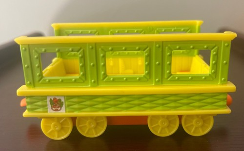 Tren Dinosaurio 2010 vagones de tren de repuesto naranja verde accesorios - Imagen 9 de 12