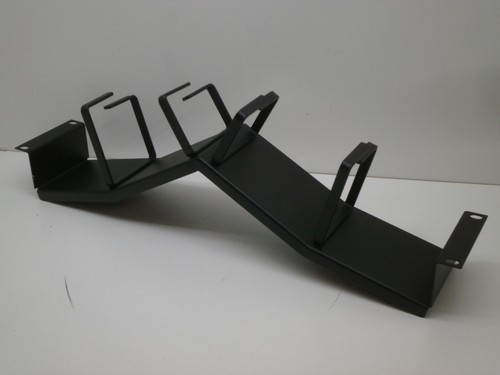 Leviton 240-4W254-BCM Angled Horizontal Patch Cord Organizer 2RU, 2" D-Rings - Picture 2 of 4