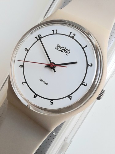 SWATCH: "BEIGE ARABIC" (Nº REF.: GT102) *1984* NUEVO / RARO / ¡PERFECTO ESTADO!* - Imagen 2 de 4