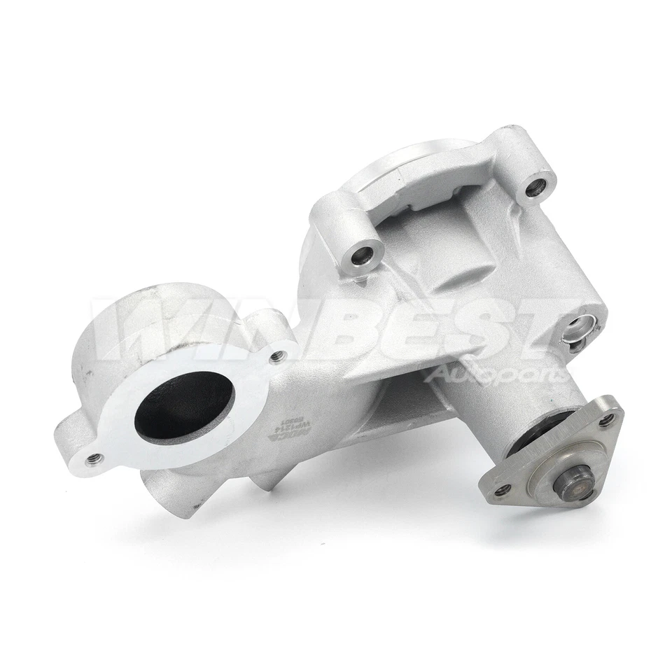 Bomba de agua con brida de polea de 3 pernos con correa para Ford Mustang 2014-2022 5,0 L 5,2 L nueva Foto 2 de 4