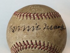 Connie Mack Signed Autograph Ball Phillies A's Athletics