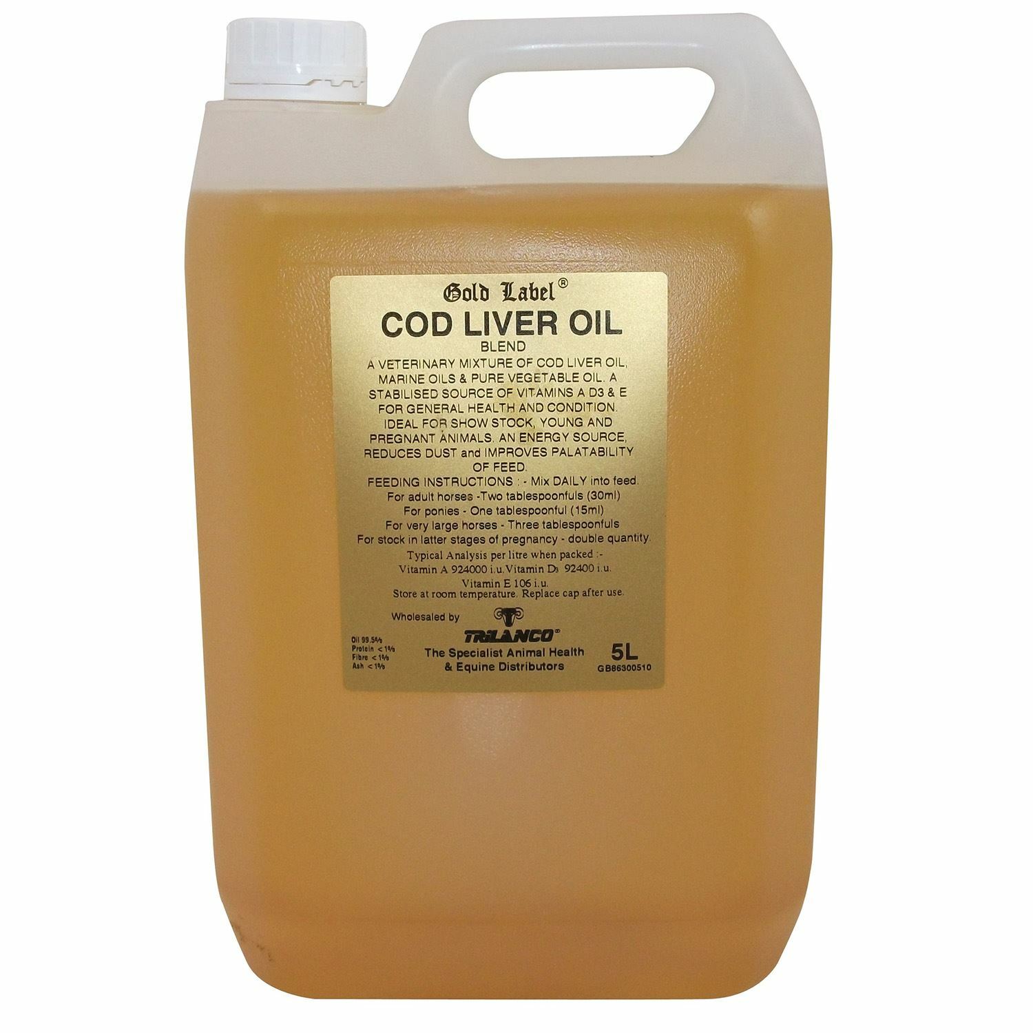 Gold Label Cod Liver Oil 5 LT