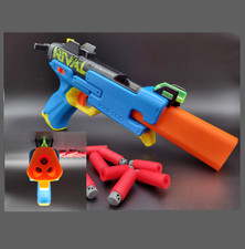Modded Nerf Rival Fate Triple Tiro en Línea ShotGun Dart Blaster K25 Spring Mods!