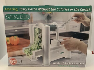 Spiralizer 5 Blade Spiral Slicer Paleo Gluten Free Meals New in Box