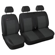 Fully tailored Van seat covers for Vauxhall Vivaro 2010 2011 2012 2013 2014 grey