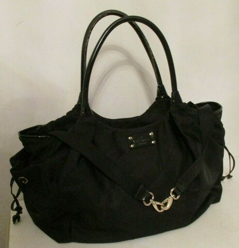 kate spade diaper bolsa black and white