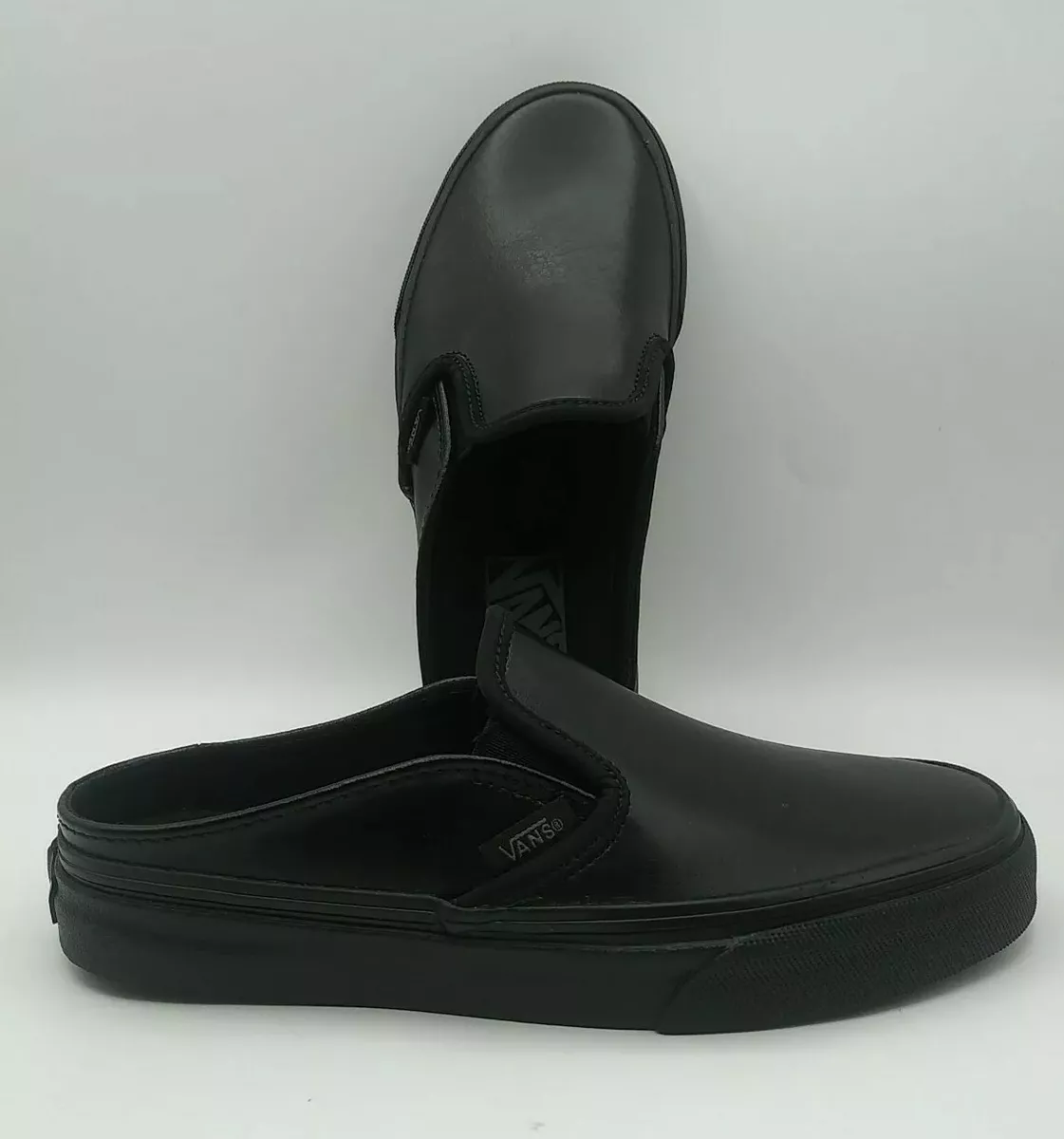 vans patent leather slip ons