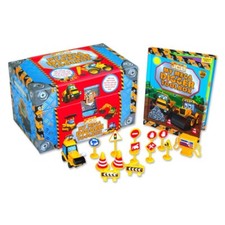 NEW   MY FIRST JCB BOX  - MEGA DIGGER TOOLBOX