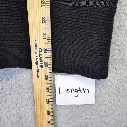 Brittany Leigh Silk Cardigan Women’s Medium Angora Black Beaded Art To Wear - Picture 14 of 17