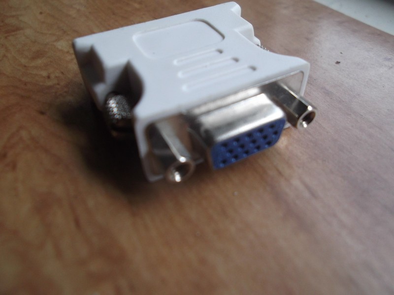 DVI-I 12+5 Pin Male To 15 Pin VGA Female Adapter Convertor 