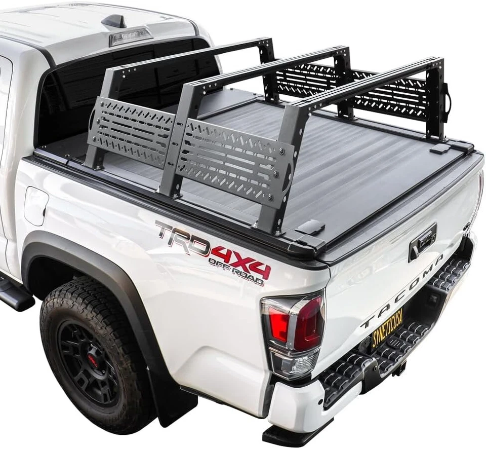 MR-Retractable Tonneau Cover +Rack For 2007-26 Tundra 5.6ft bed w/o Deck Rails - Imagem 2 de 4