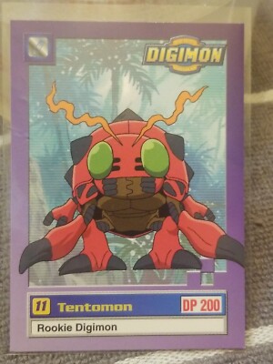 11 Tentomon 14 of 34 Rookie Digimons 2000 Digimon CCG Card NM Insectoid vintage