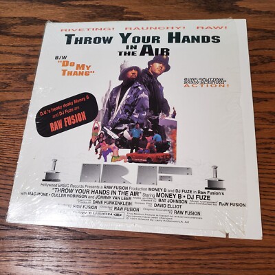 1991 - RAW FUSION - THROW YOUR HANDS IN THE AIR / DO MY THANG - HOLLYWOOD BASIC