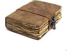 Handmade Vintage Leather Journal Notebook Bound Writing Diary Deckle Edge Dairy