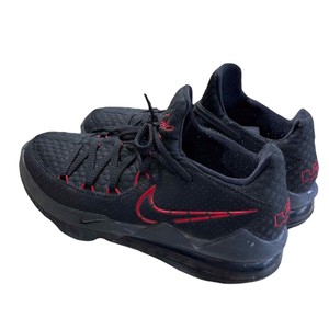 Nike LeBron 17 'BRojo' Negro/Rojo Universidad-Blanco Hombres Mujer
