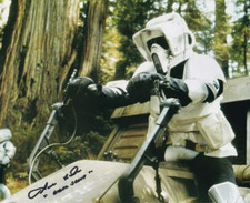 JULIUS LEFLORE signed Autogramm 20x25cm STAR WARS in Person autograph COA BIKER