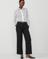 Ann Taylor The Straight Ankle Pant In black Size 8 New