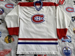 montreal canadiens white vintage jersey