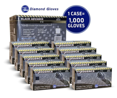 #ad Premium Black Nitrile Gloves Powder Free 6 Mil 1000pcs S M L XL XXL New $95.00