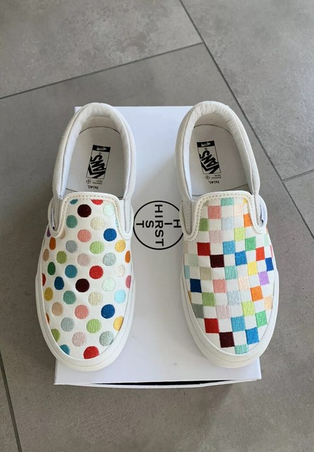 vans checkerboard slip on damen