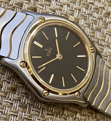   EBEL -Gold & Steel Swiss Wristwatch - Quartz - Ladies - Elegant  