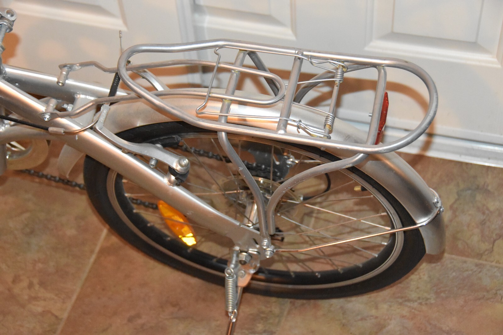 FDS Spear Folding Bike bicycle Shimano 6 speed RevoShift silver