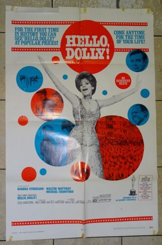 Carteles de películas Brothers Grimm & Hello Dolly Barbra Streisand (cinta) de la década de 1970 27x41" - Imagen 1 de 2