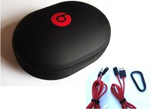 Hard Case  2 Accessory CABLES for Beats STUDIO 2, STUDIO 3  SOLO HD Headphones