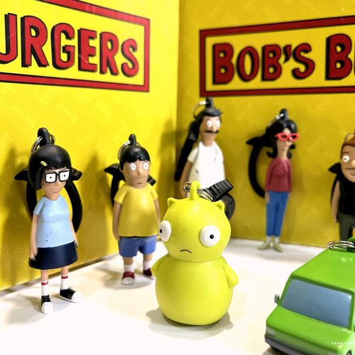The Bob`s Burgers Película 4-7CM Figura Auténtico Arte Ornamento Mochila Llavero - Imagen 14 de 37